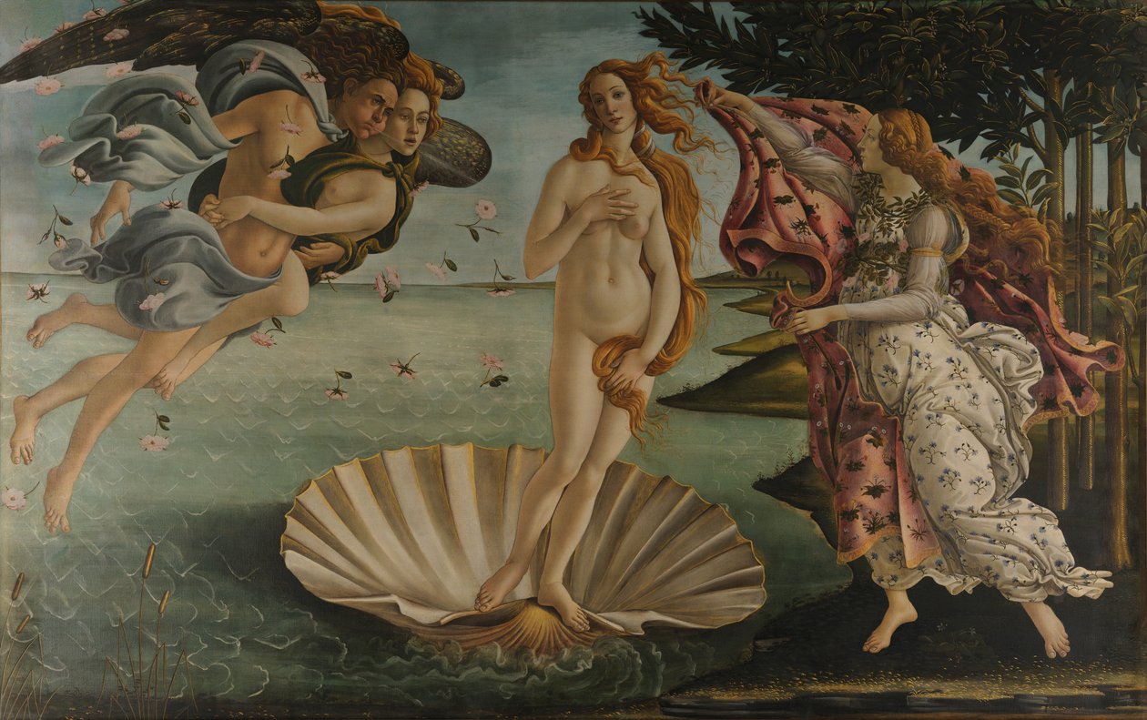 Venus födelse av Sandro Botticelli