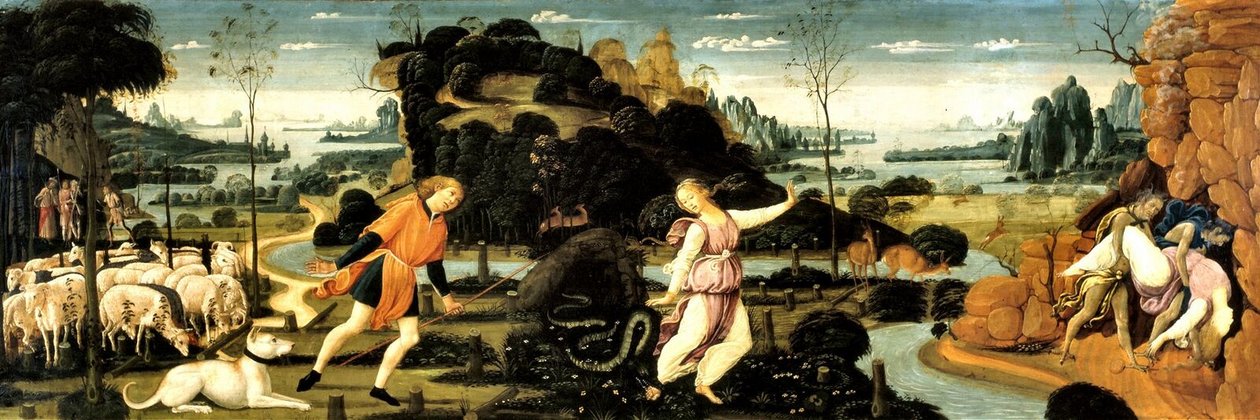 Orfeus och Eurydice av Sandro Botticelli
