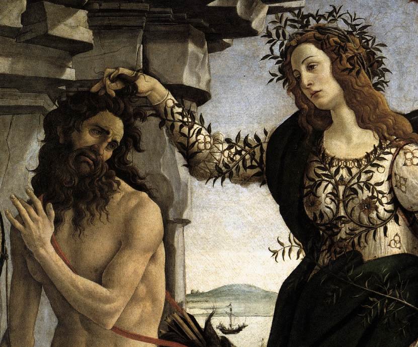 Pallas and the Centaur av Sandro Botticelli