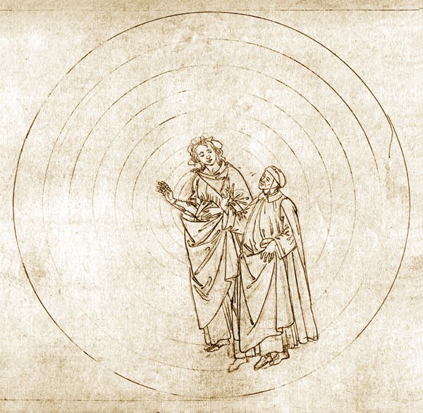 Paradiso, Canto IX av Sandro Botticelli