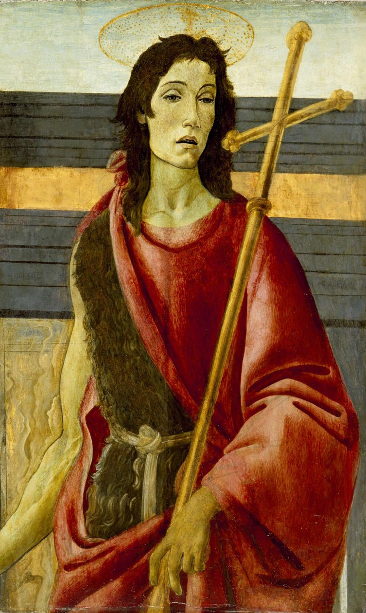 Johannes Döparen, ca 1485 av Sandro Botticelli