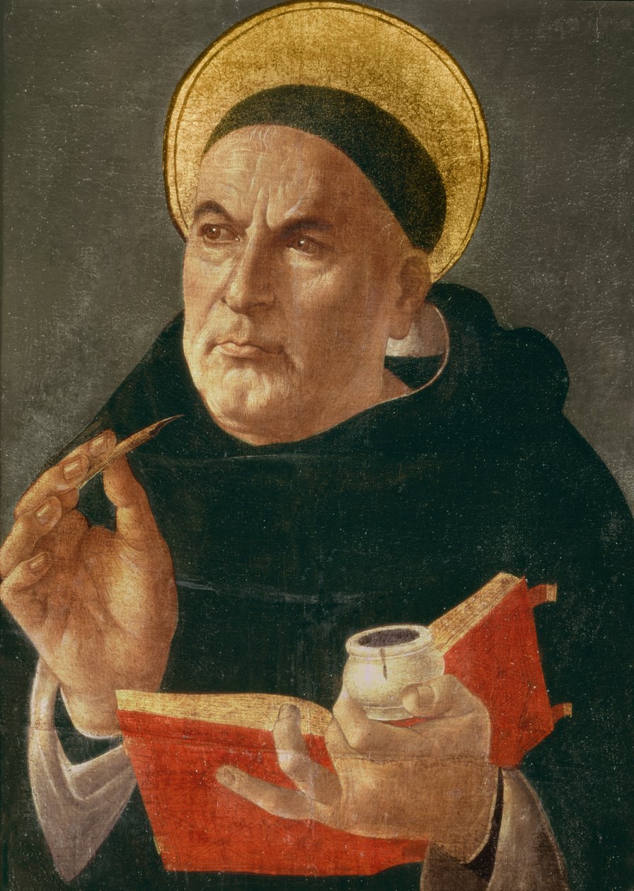 St. Thomas av Aquino av Sandro Botticelli