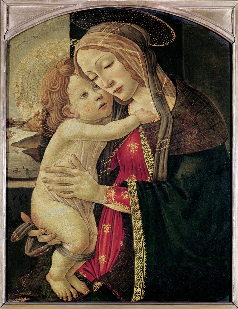 Jungfrun och barnet, ca 1500 av Sandro Botticelli