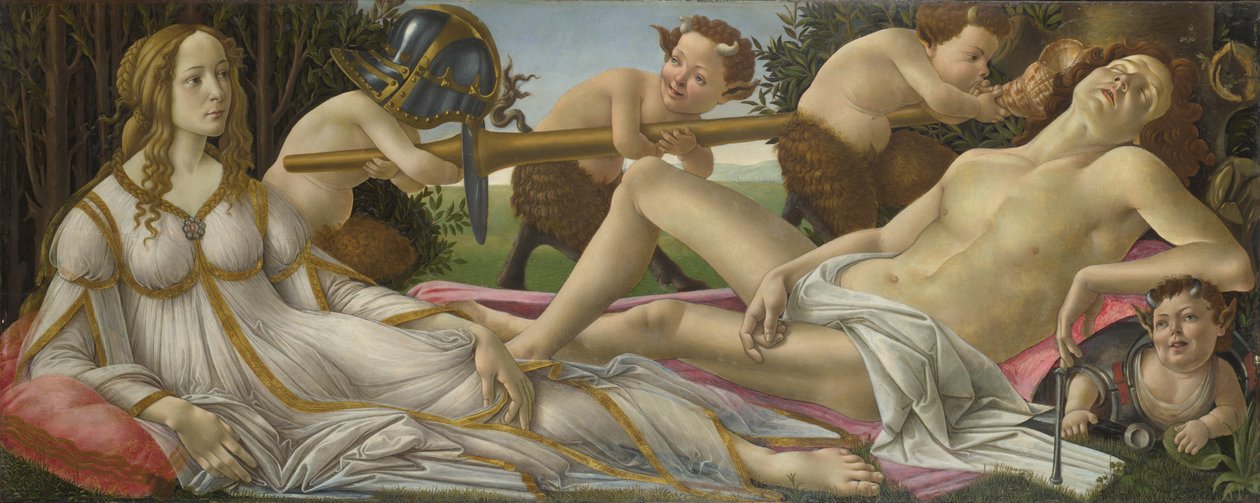 Venus och Mars av Sandro Botticelli