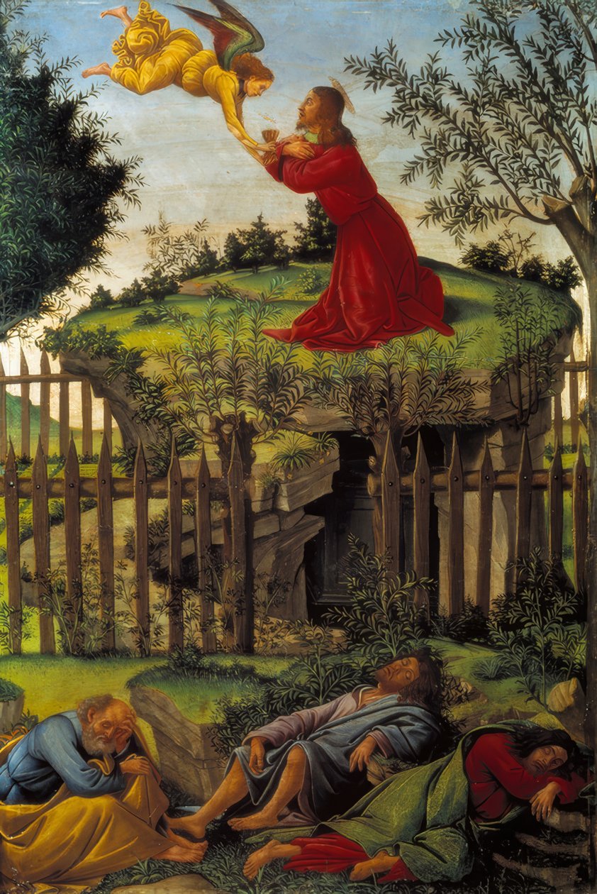 Kristus på Oljeberget av Sandro Botticelli