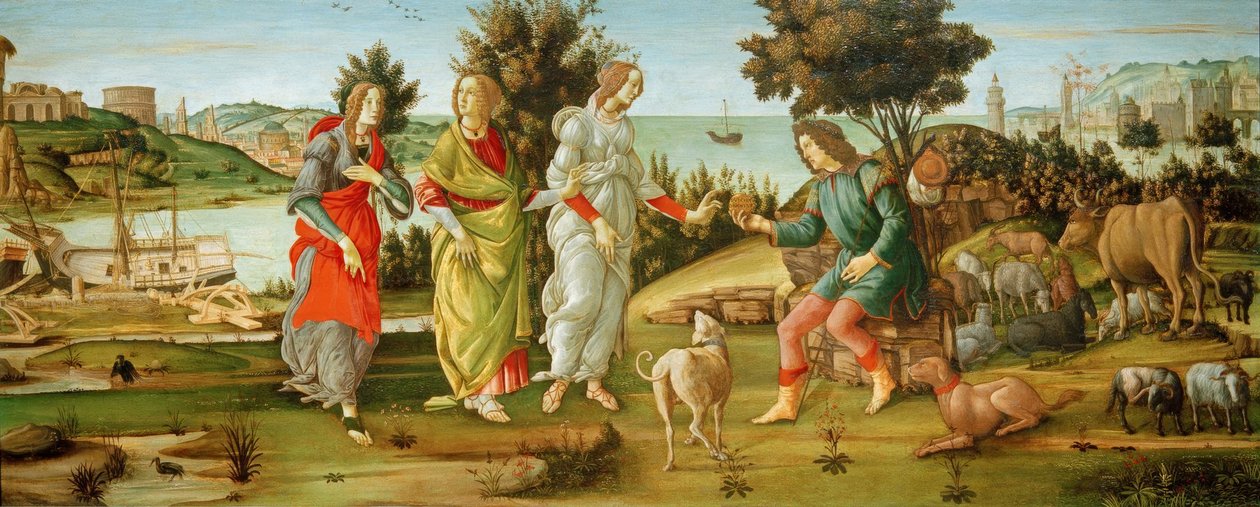 Paris dom av Sandro Botticelli