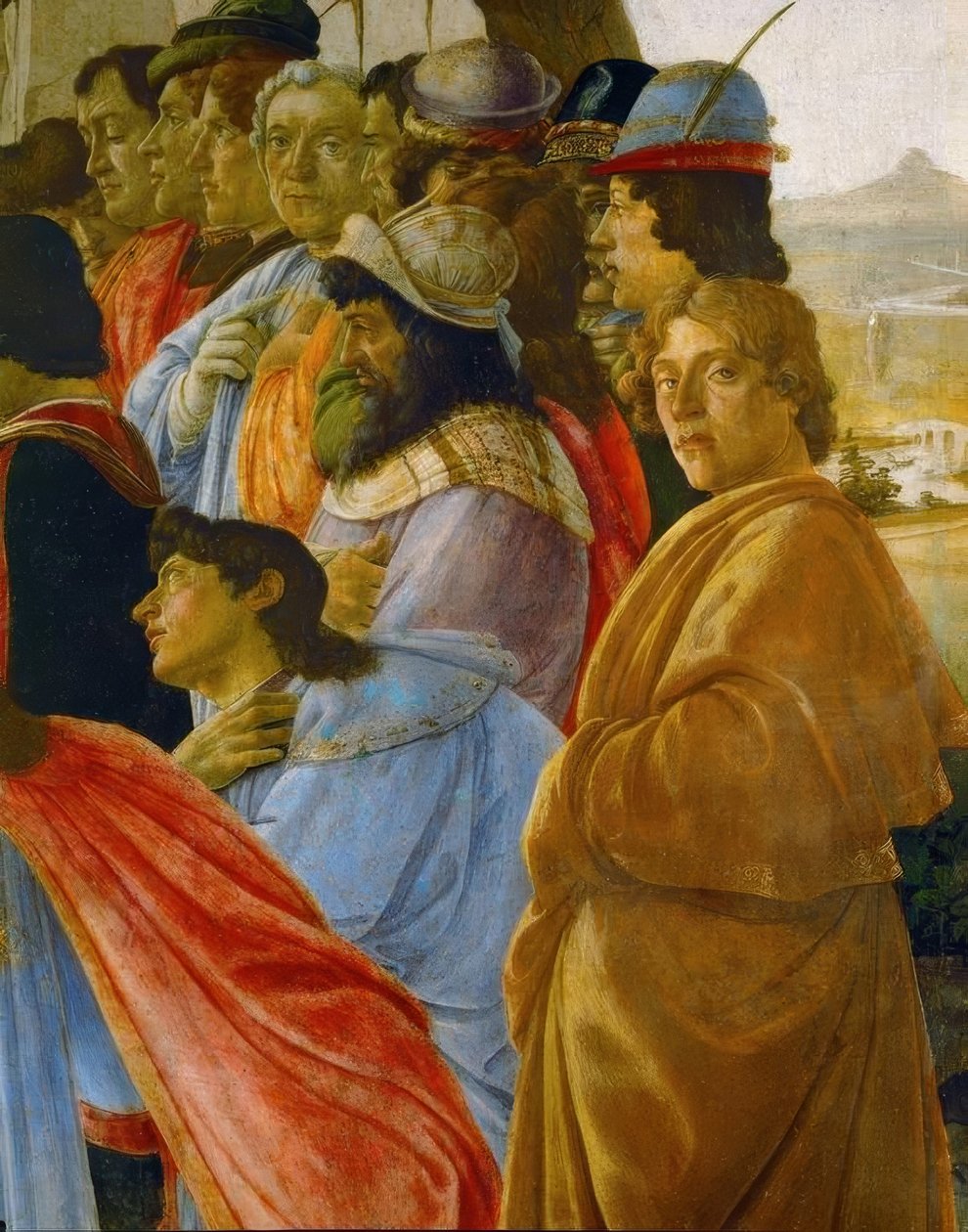 Tillbedjan av Magi av Sandro Botticelli