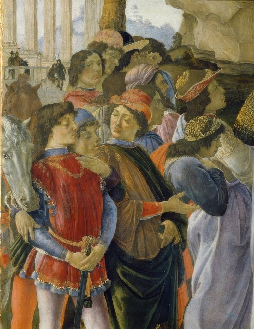 De tre magiernas tillbedjan av Sandro Botticelli