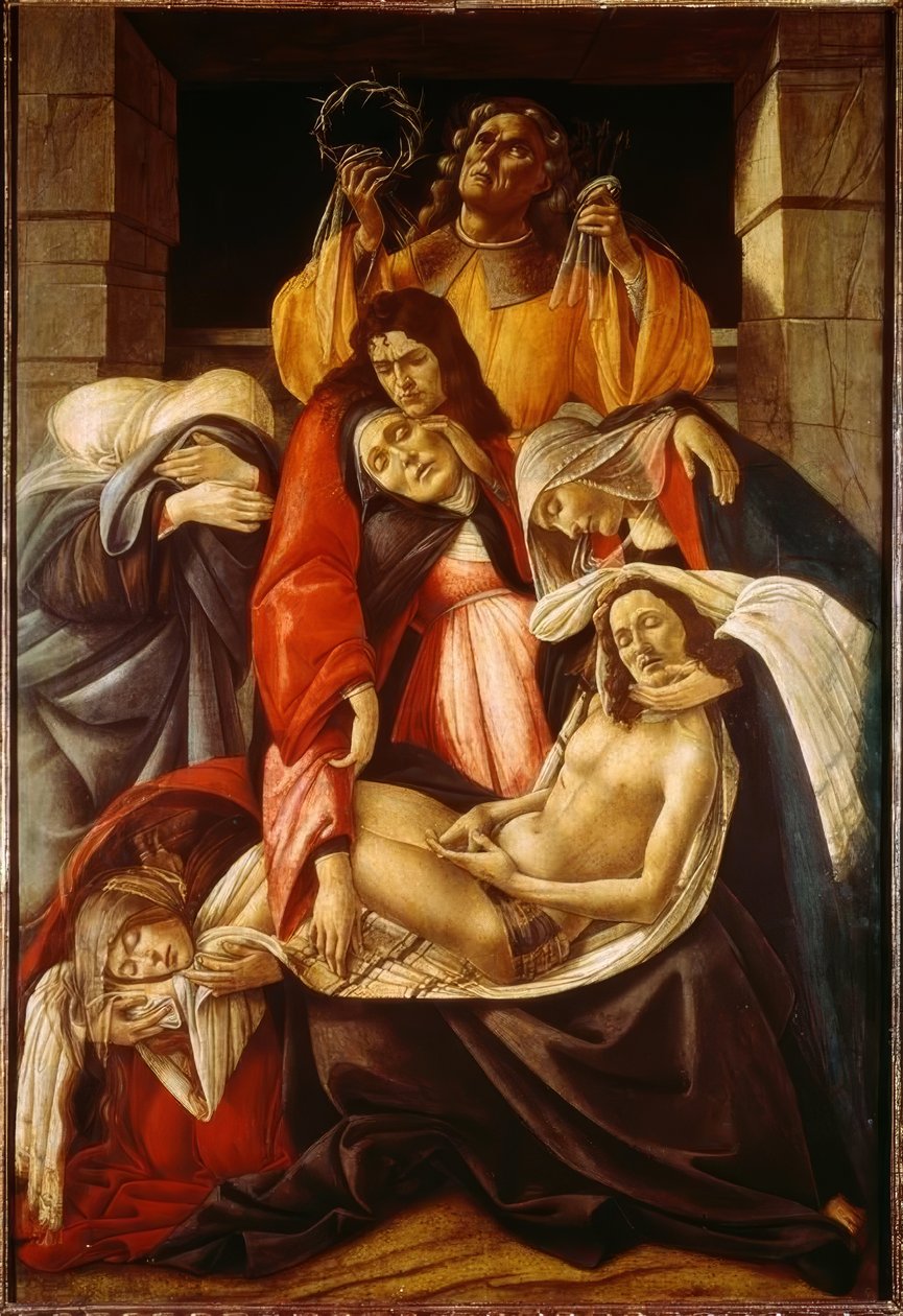 Kristi klagan av Sandro Botticelli