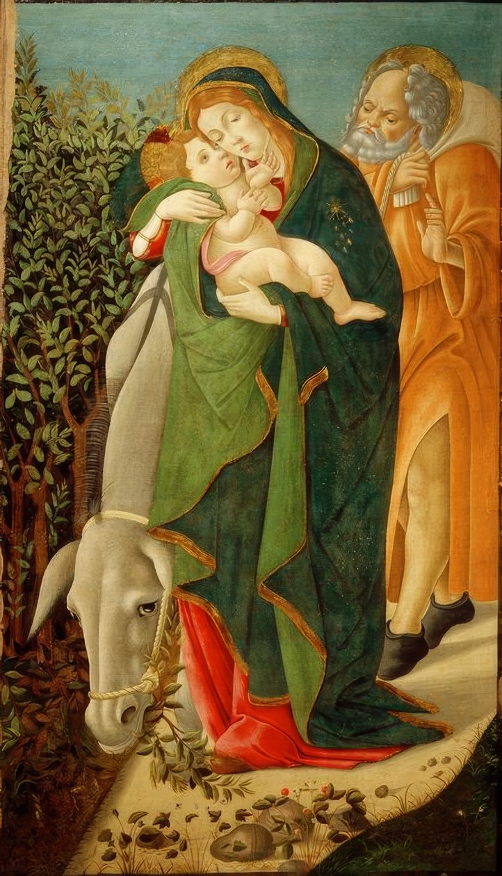 Fly till Egypten av Sandro Botticelli