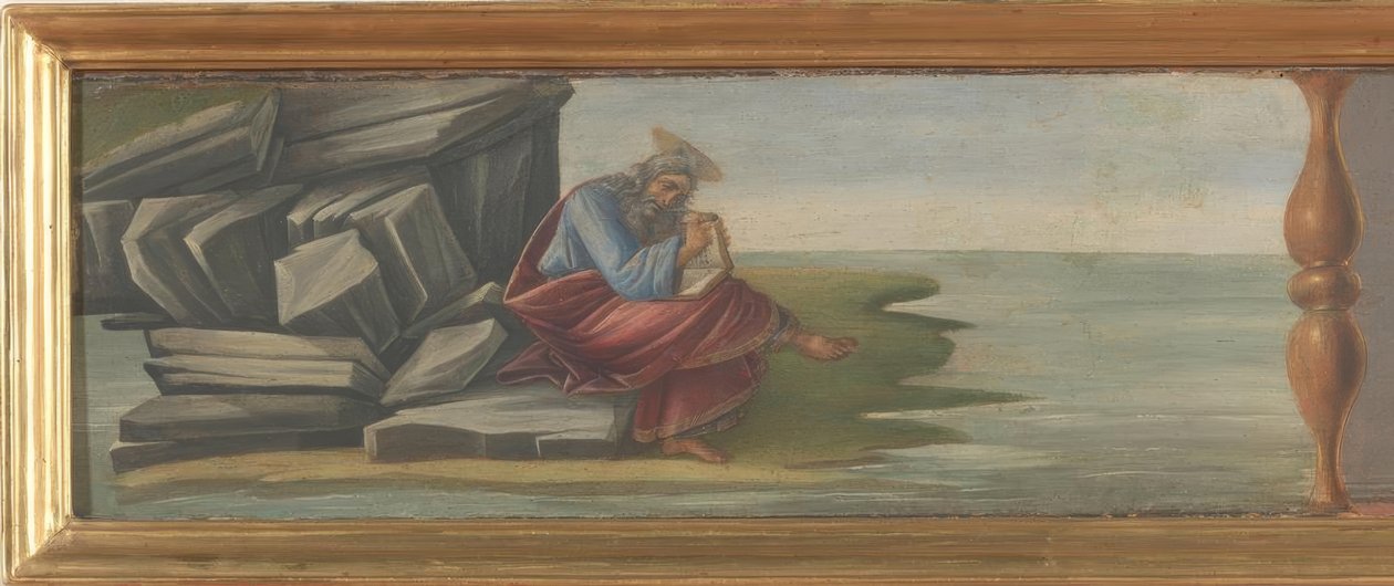 Johannes på Patmos av Sandro Botticelli
