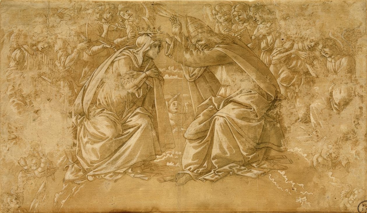 Maria kröning av Sandro Botticelli
