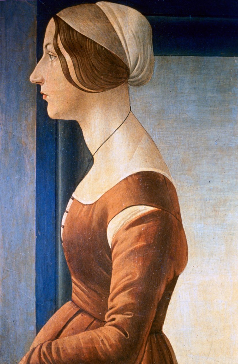 Den vackra Simonetta, 1475 av Sandro Botticelli