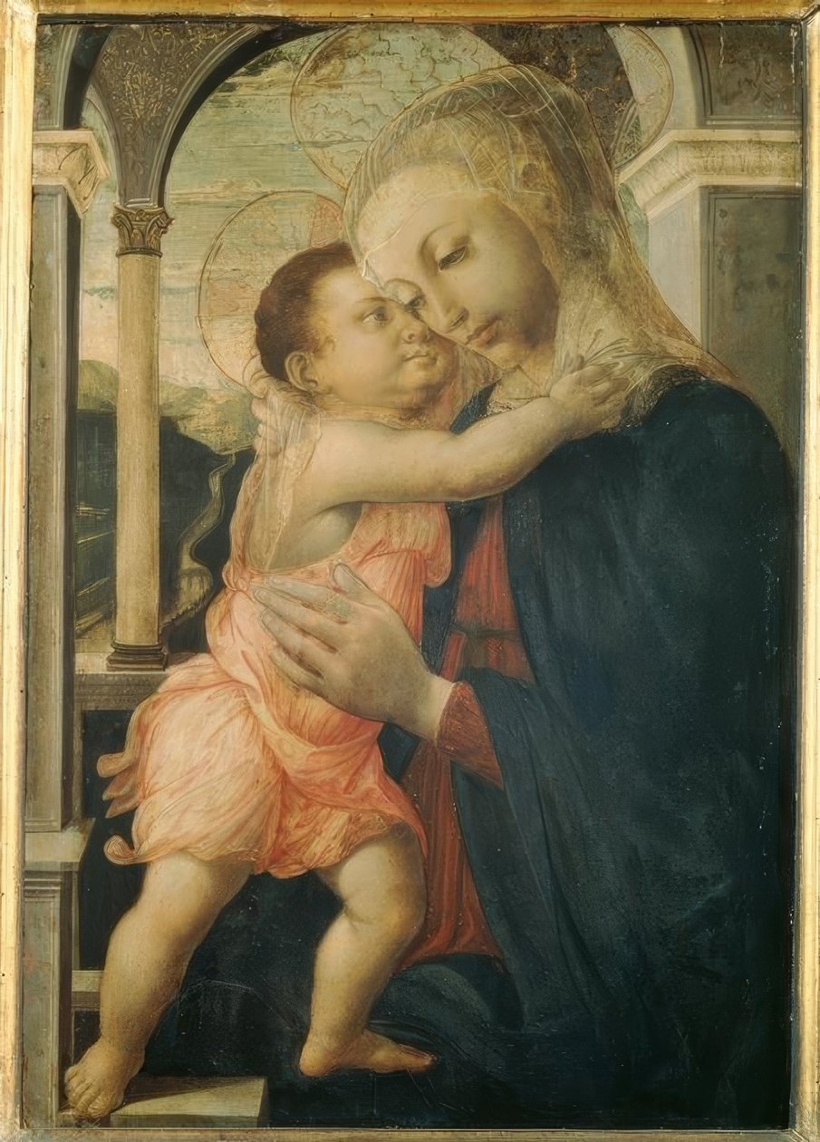Mary med barn av Sandro Botticelli