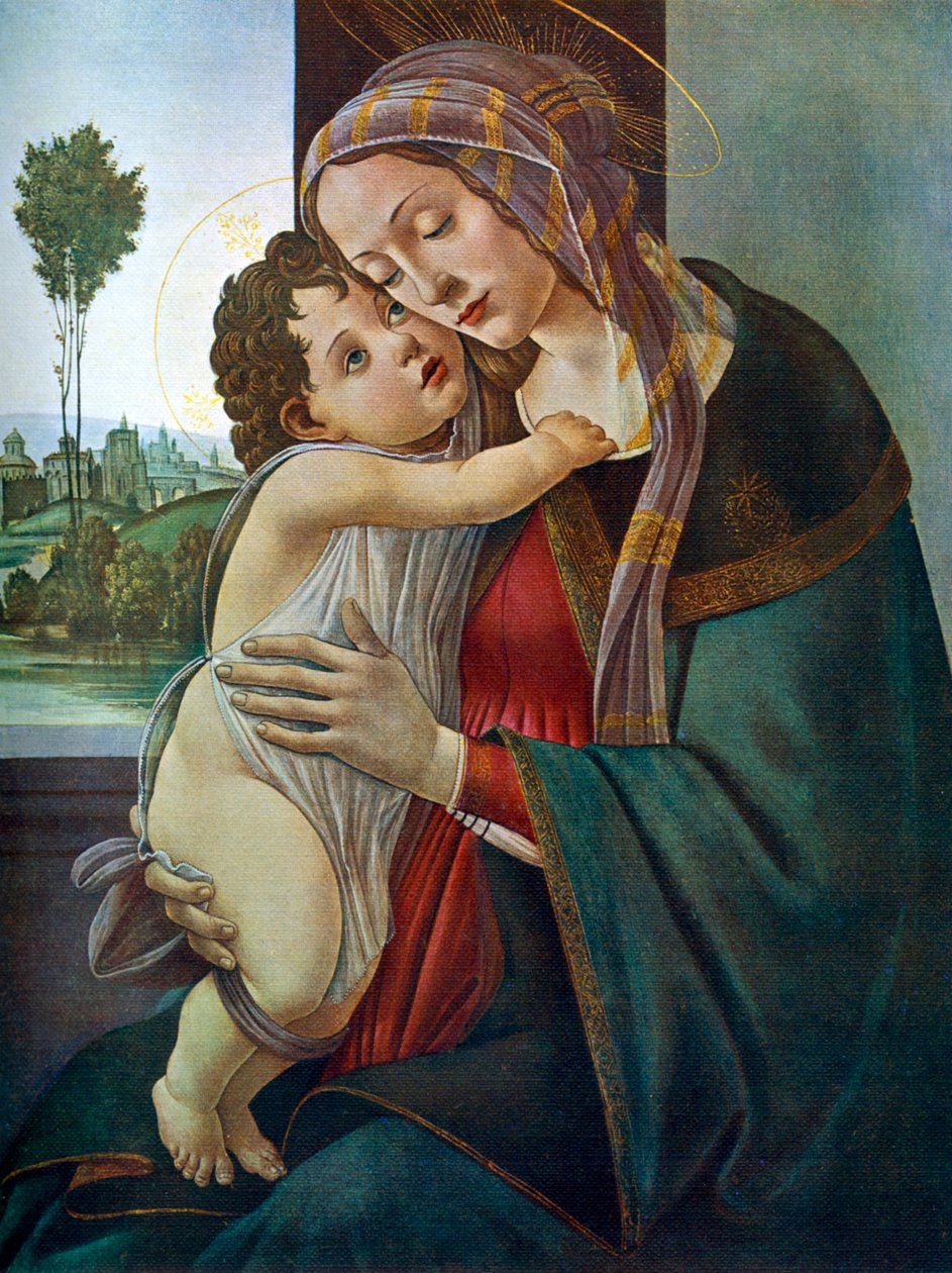 Jungfrun och barnet, c1475-1500, 1912. av Sandro Botticelli