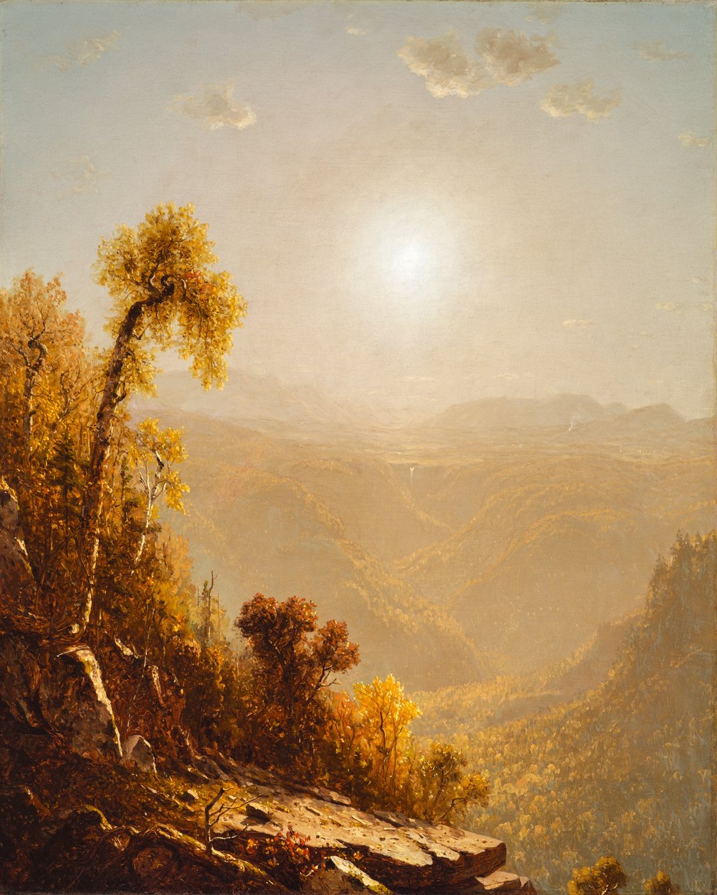 Oktober i Catskills, 1880 av Sanford Robinson Gifford