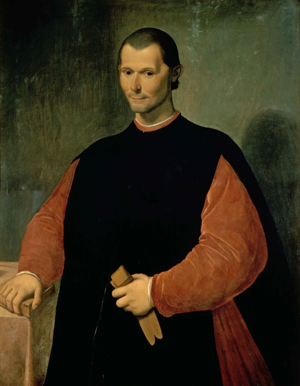 Porträtt av Niccolo Machiavelli (1469-1527) av Santi di Tito