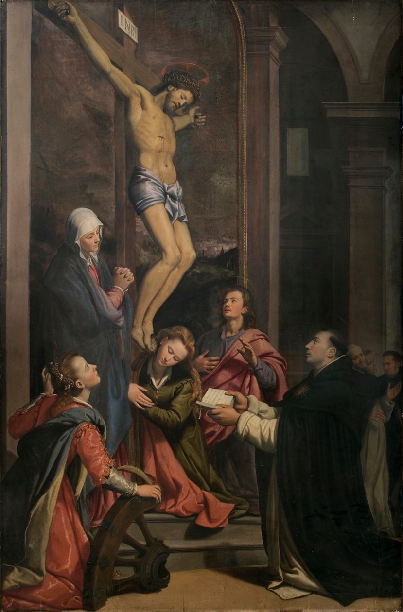 Vision av Saint Thomas Aquinas, 1593. av Santi di Tito