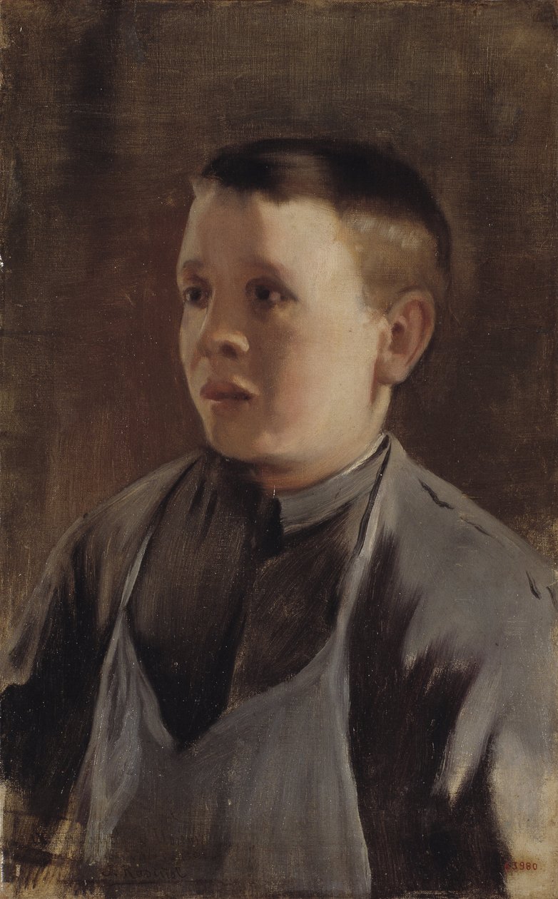 Portrait of a Boy av Santiago Rusiñol