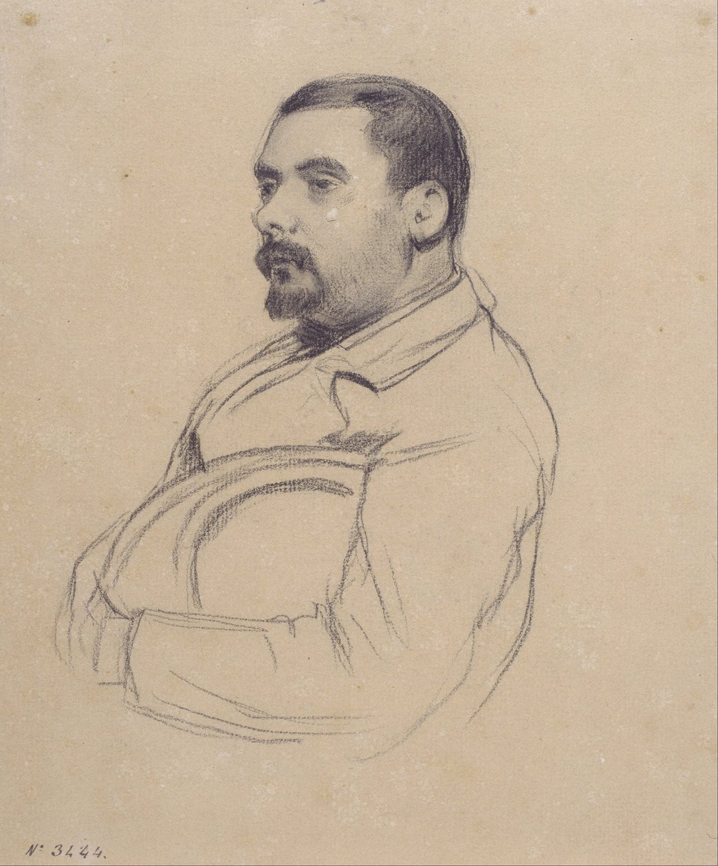 Portrait of a Man av Santiago Rusiñol
