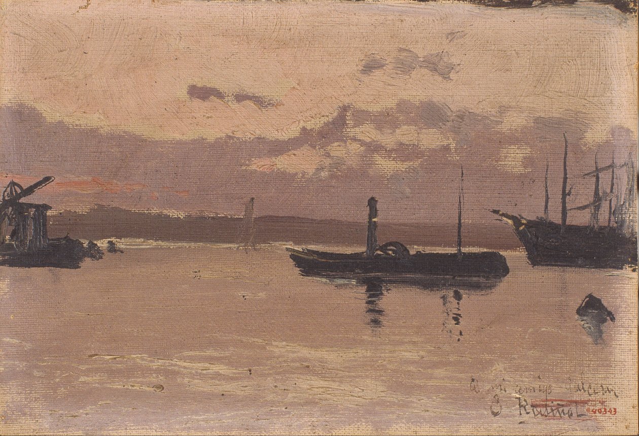 Sketch of a Port av Santiago Rusiñol