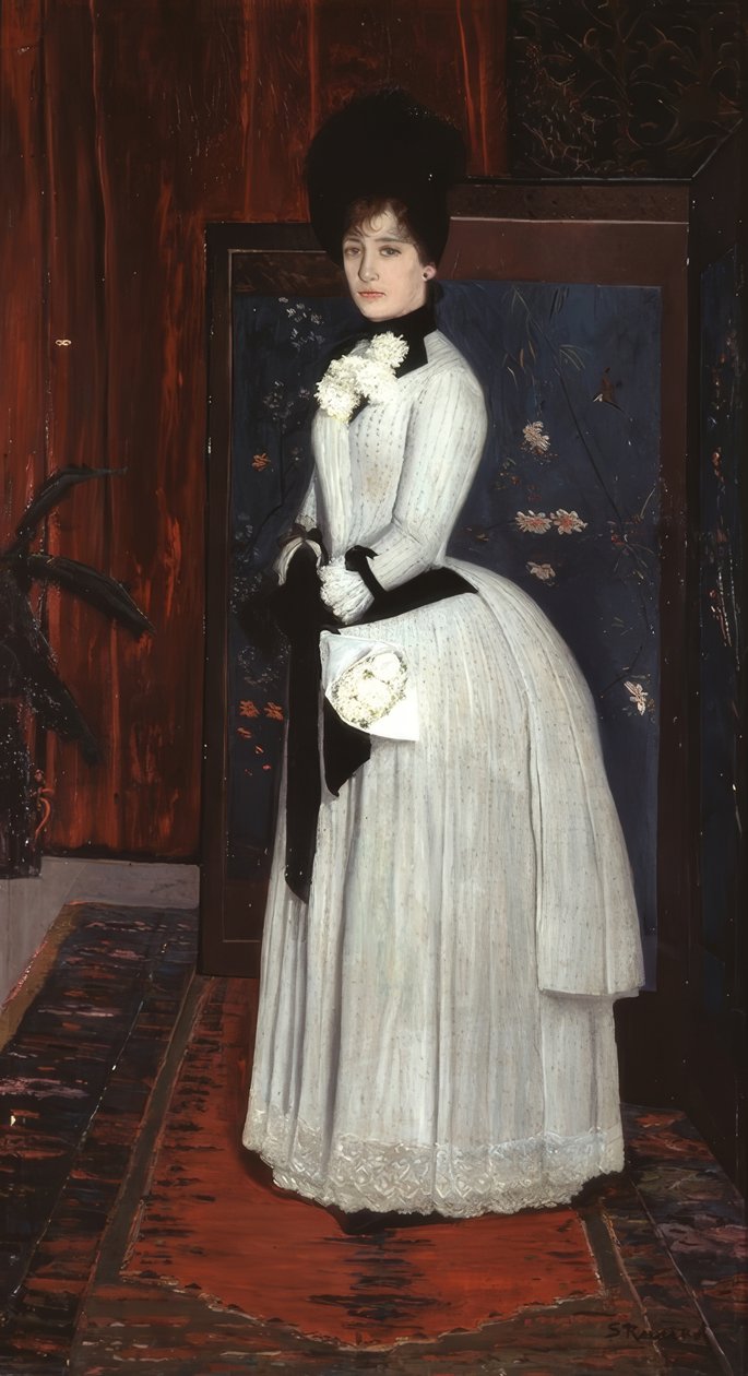 Fröken Lluïsa Denís av Santiago Rusiñol