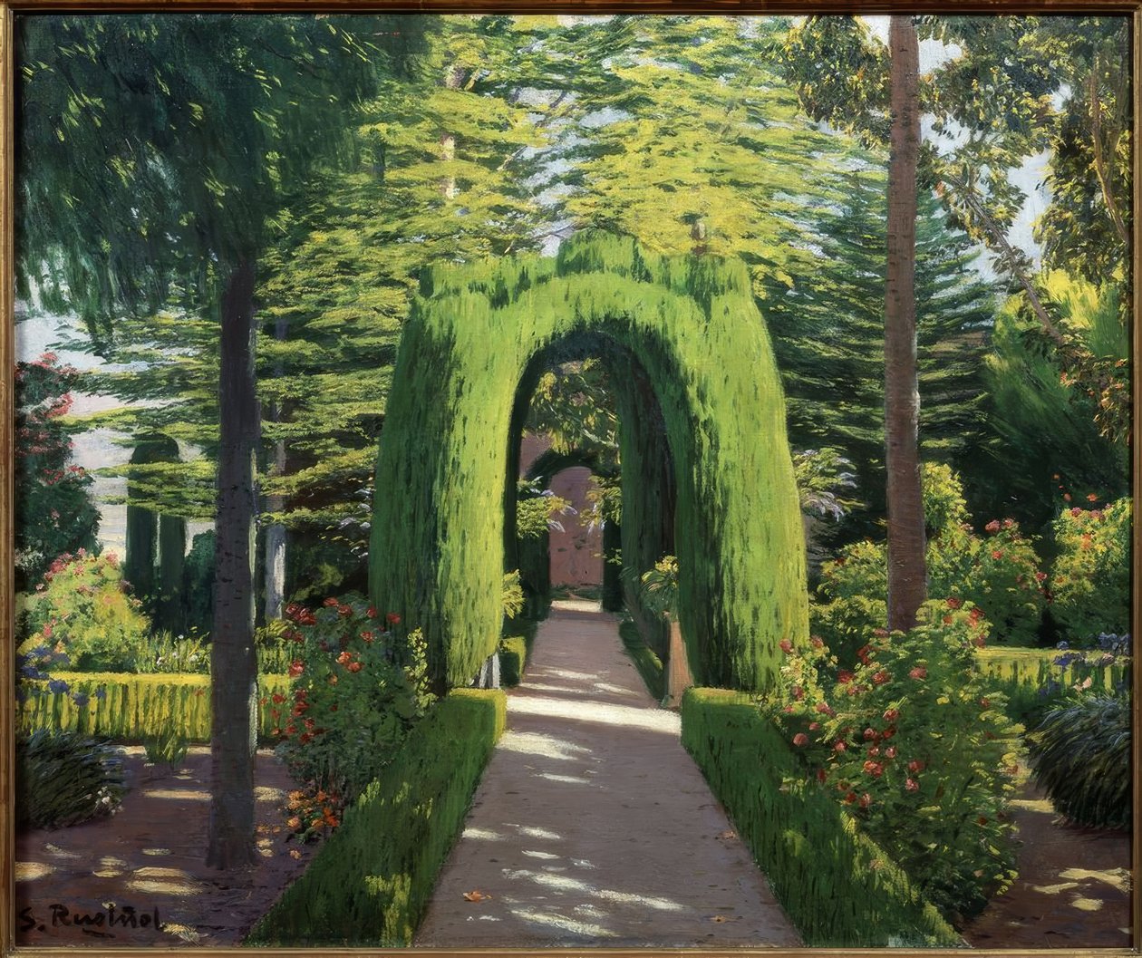 Glorieta. Alcoy trädgård av Santiago Rusiñol