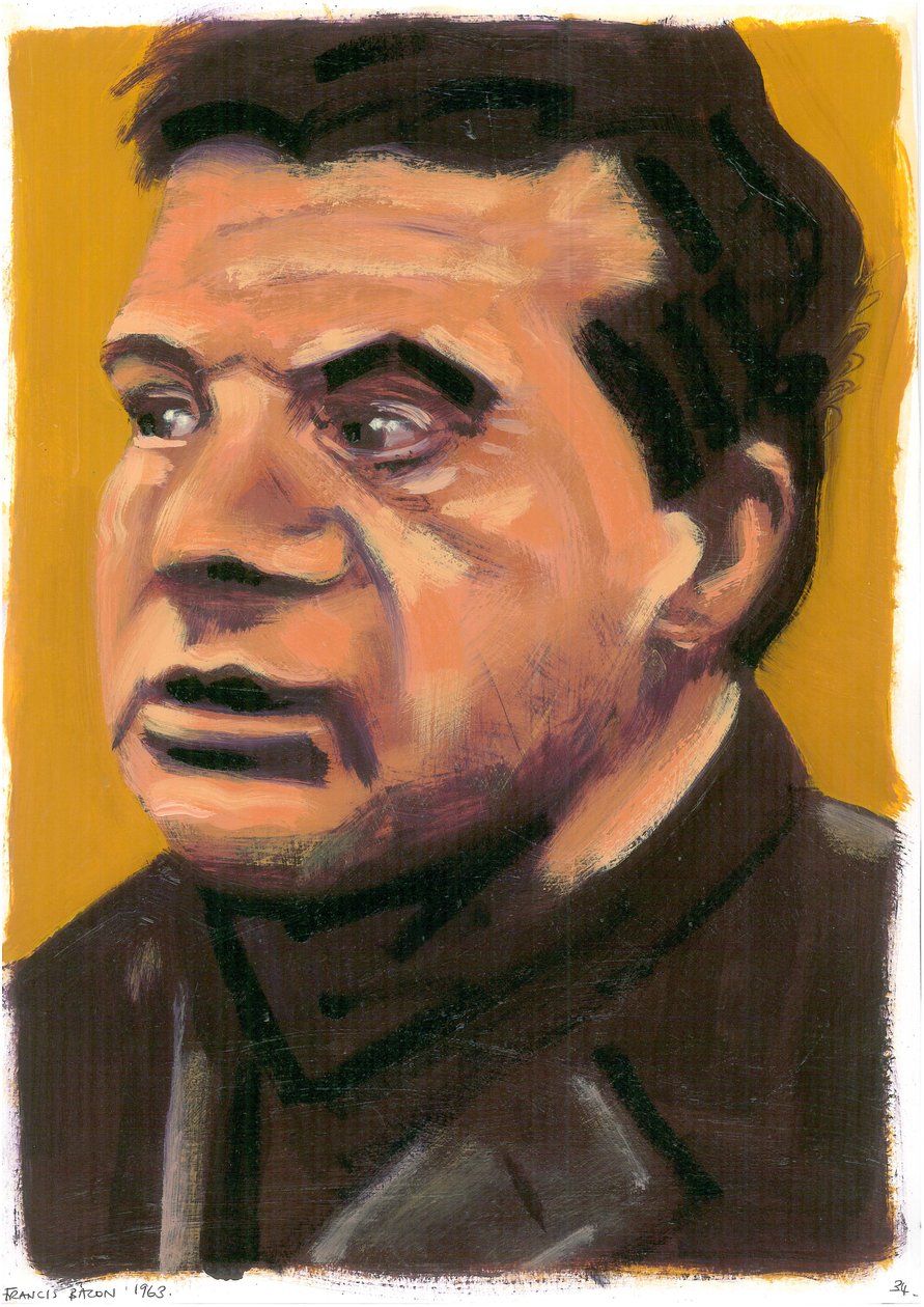 Francis Bacon, 2008 (olja) av Sara Hayward