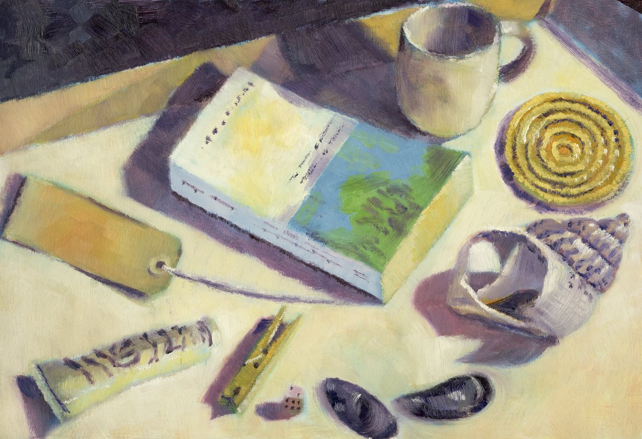 Holiday Reading (olja på kort) av Sara Hayward