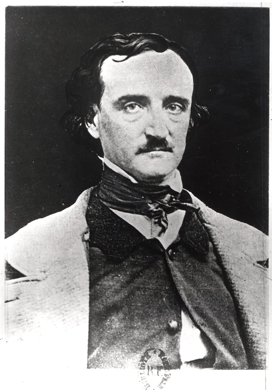 Porträtt av Edgar Allan Poe (1809-49) (daguerreotypi) av Sarah Ellen Whitman