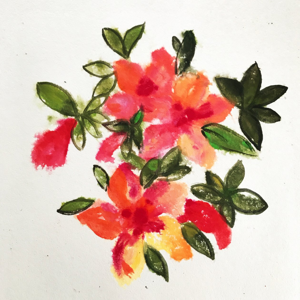 pastel posyswed av Sarah Thompson Engels