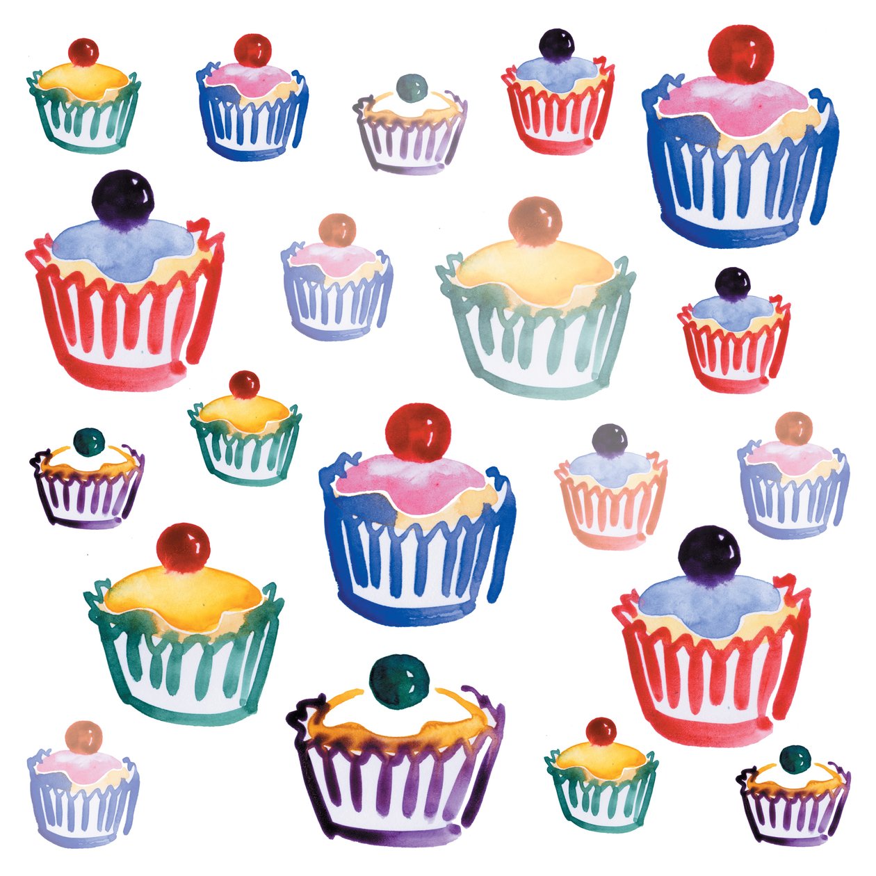 Cupcake Crazy, 2008 (digital) av Sarah Hough