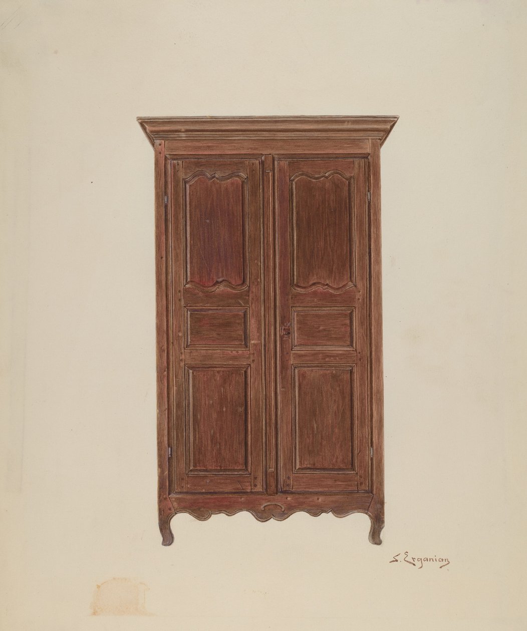 Garderob, c. 1939. av Sarkis Erganian