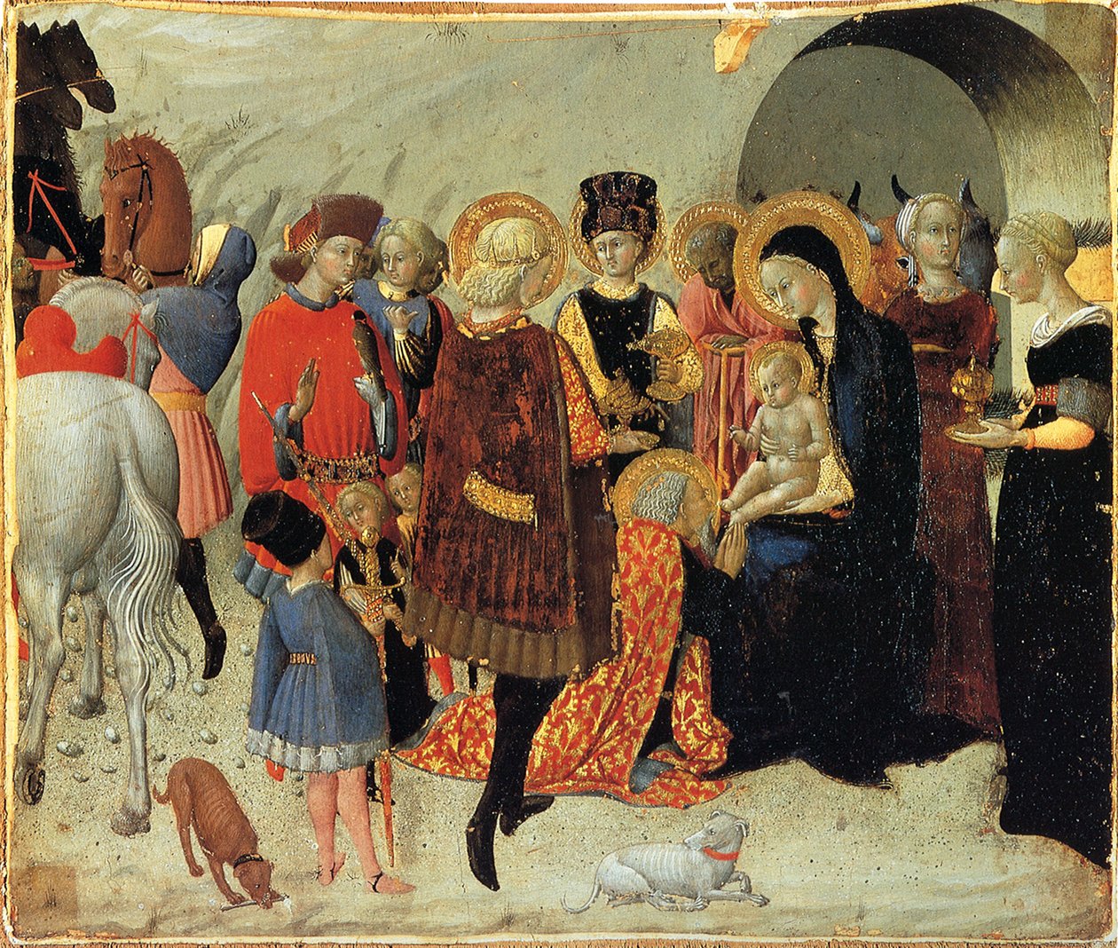 The Adoration of the Magi, ca 1435 av Sassetta
