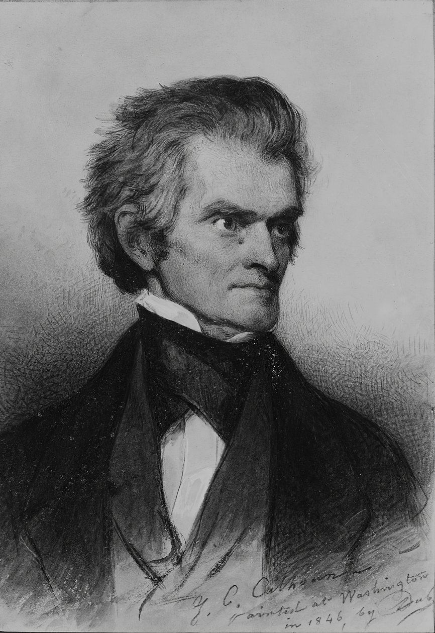 John C. Calhoun, 1846. av Savinien Edme Dubourjal