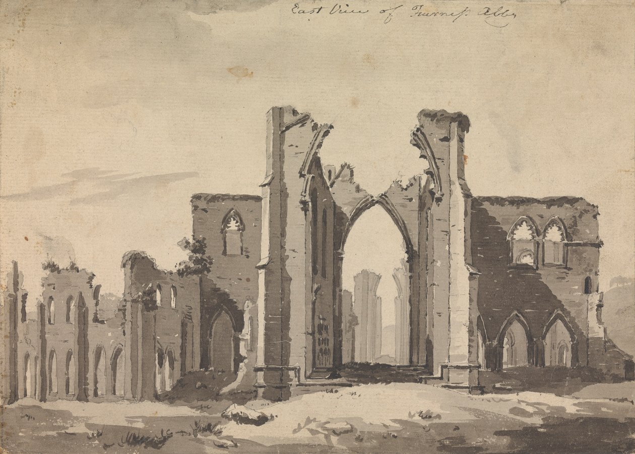 East View of Furness Abbey av Sawrey Gilpin