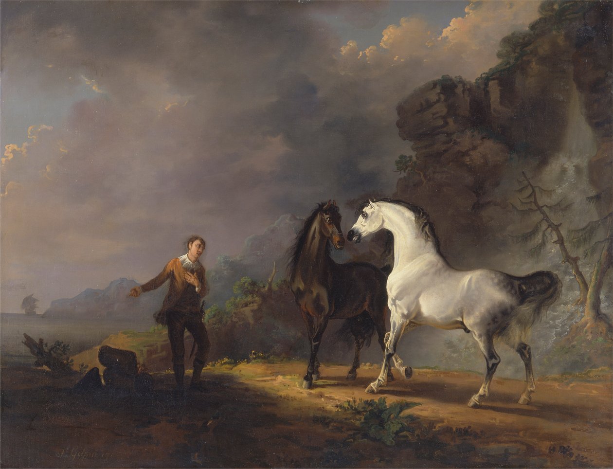 Gulliver tilltalar Houyhnhnms av Sawrey Gilpin