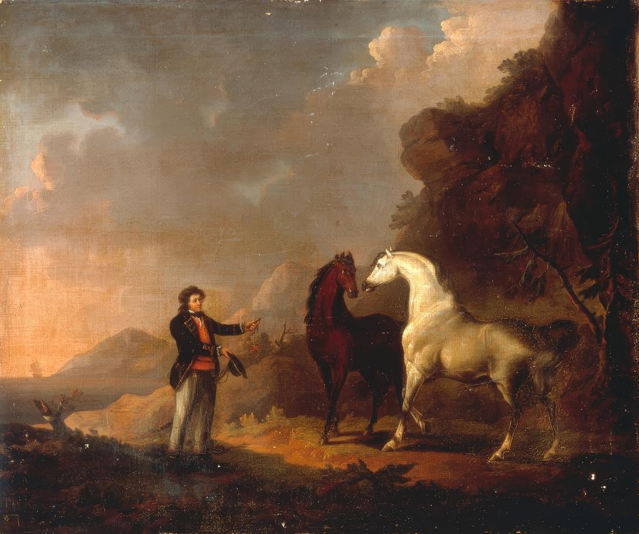 Gulliver talar till Houyhnhnms av Sawrey Gilpin