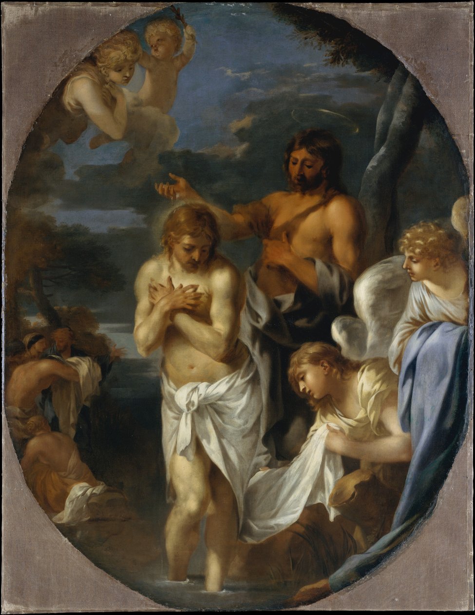 Kristi dop, ca. 1650. av Sébastien Bourdon