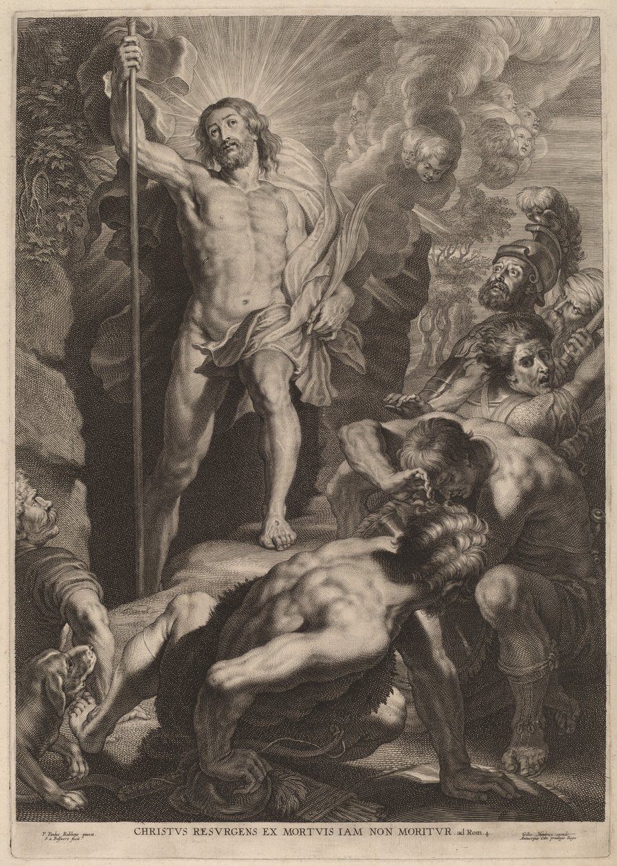 Återupplivandet av Schelte Adams Bolswert after Sir Peter Paul Rubens