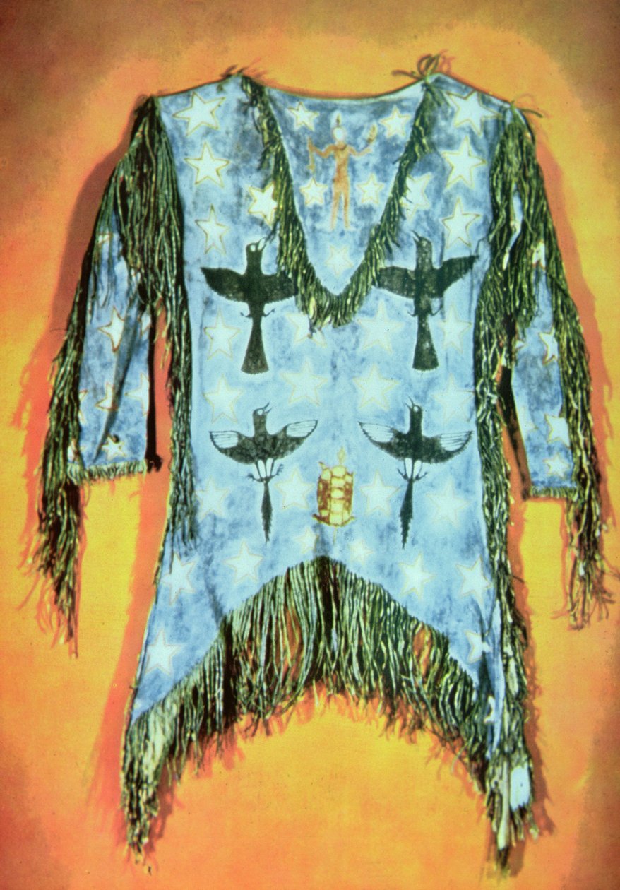 Spökdansklänning, Arapaho-stammen (hjortskinn) av School American
