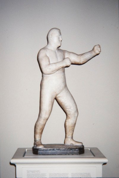 John L. Sullivan (marmor) av School American