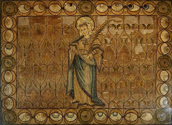 Saint Lucy (broderi) av School Catalan