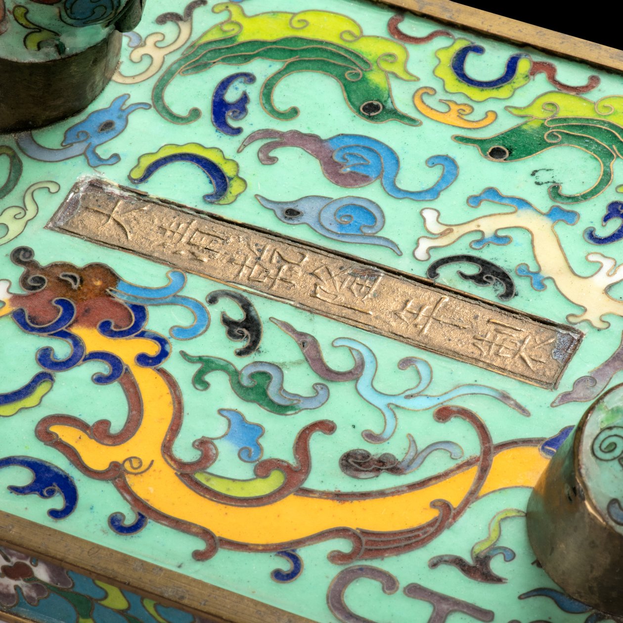 Häst, 1900-tal (cloisonné-emalj) av School Chinese