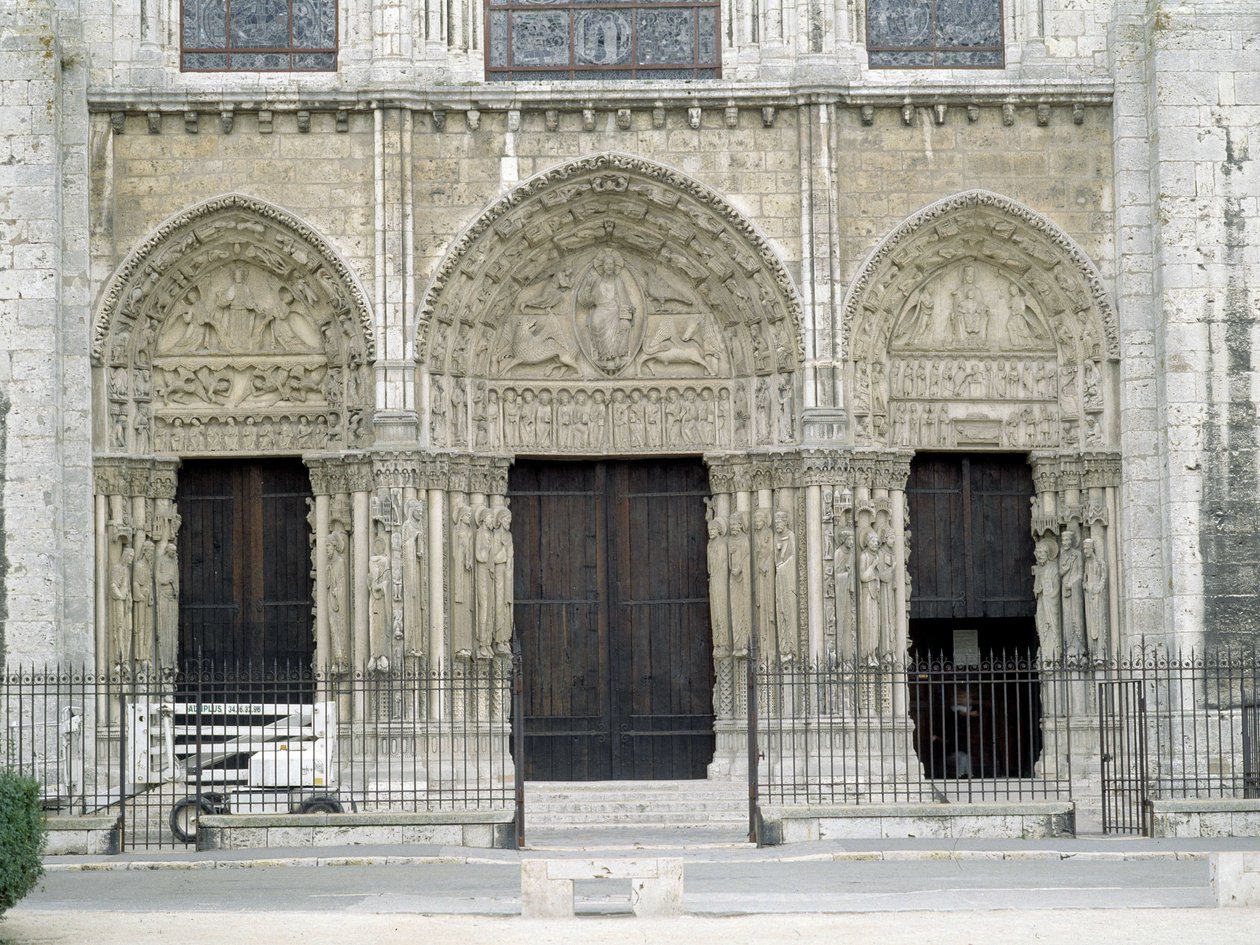 Chartres katedral. av School French