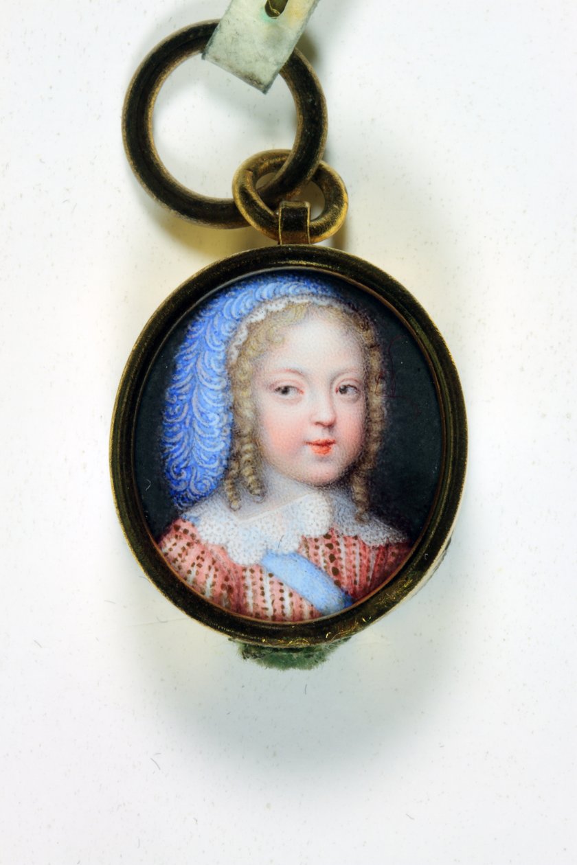 Ludvig XIV (emalj) av School French