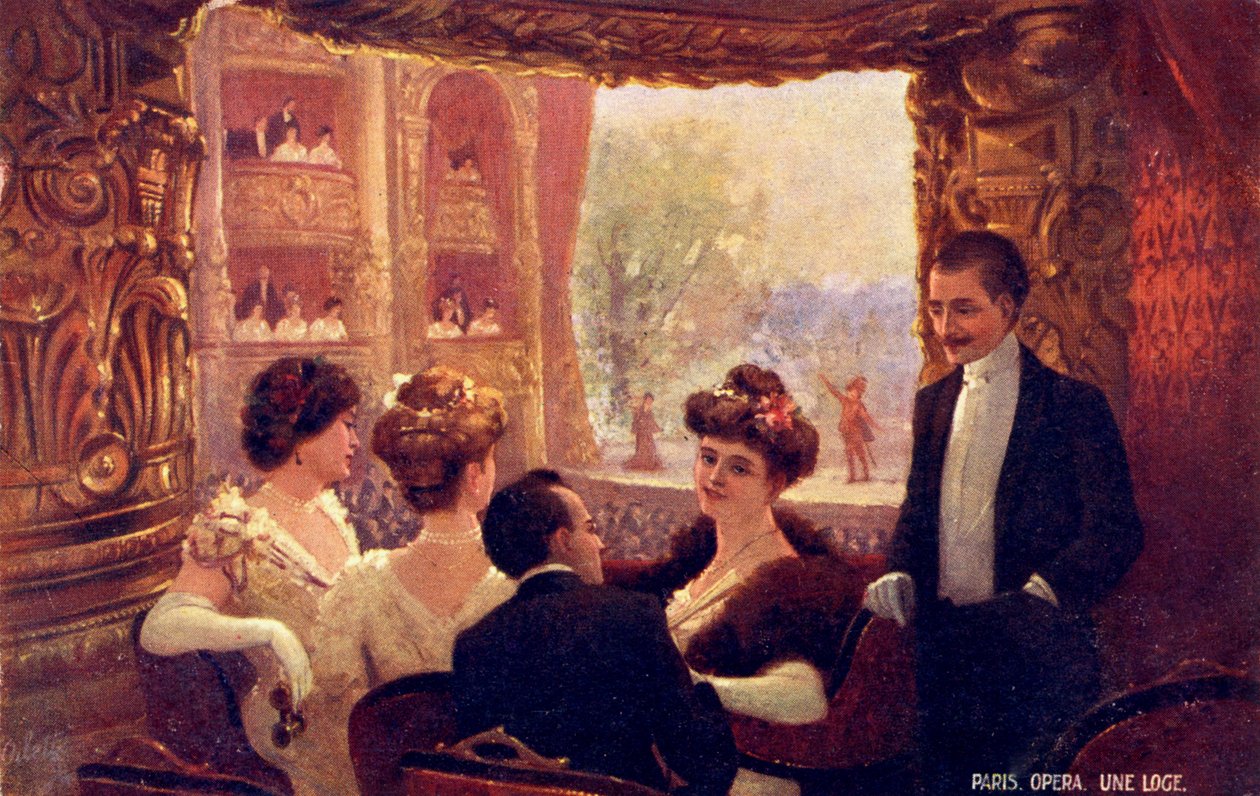 Parisoperan (tryck) av School French