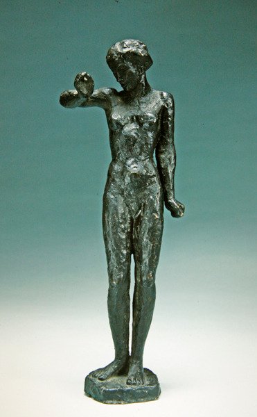 Stående figur (brons) av School French
