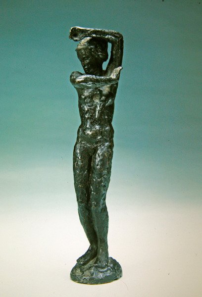 Stående figur (brons) av School French