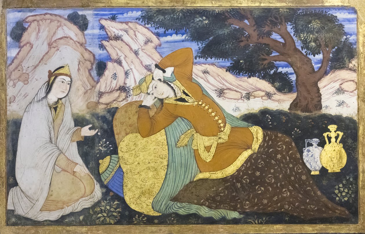 Färskt på Chehel Sotoun Palace, Esfahan, Iran av School Iranian